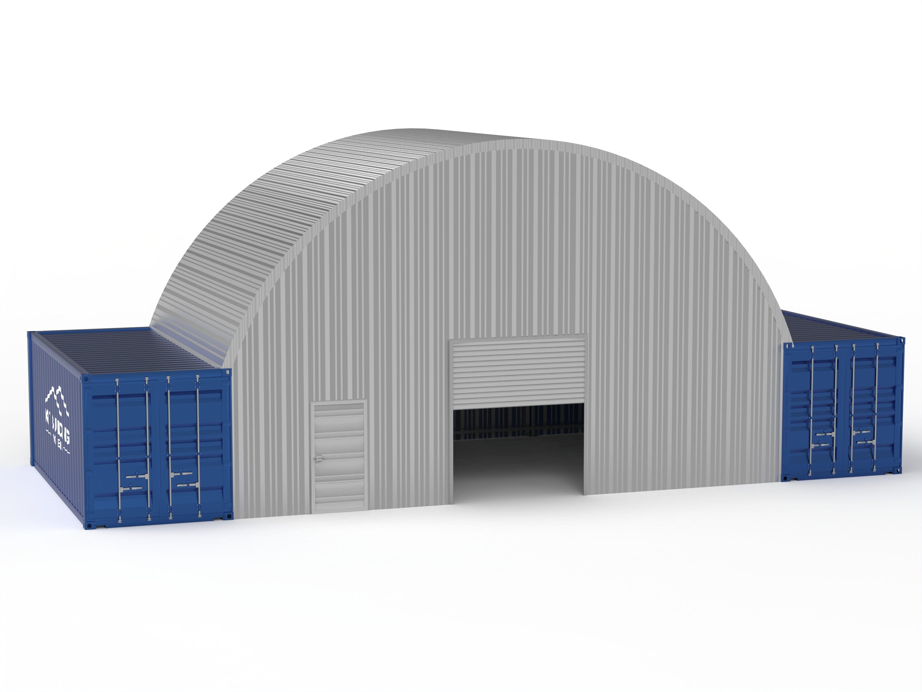 مظلات حاويات فولاذية - 33 قدم × 20 قدم × 12 قدم (10 م × 6 م × 3.6 م)