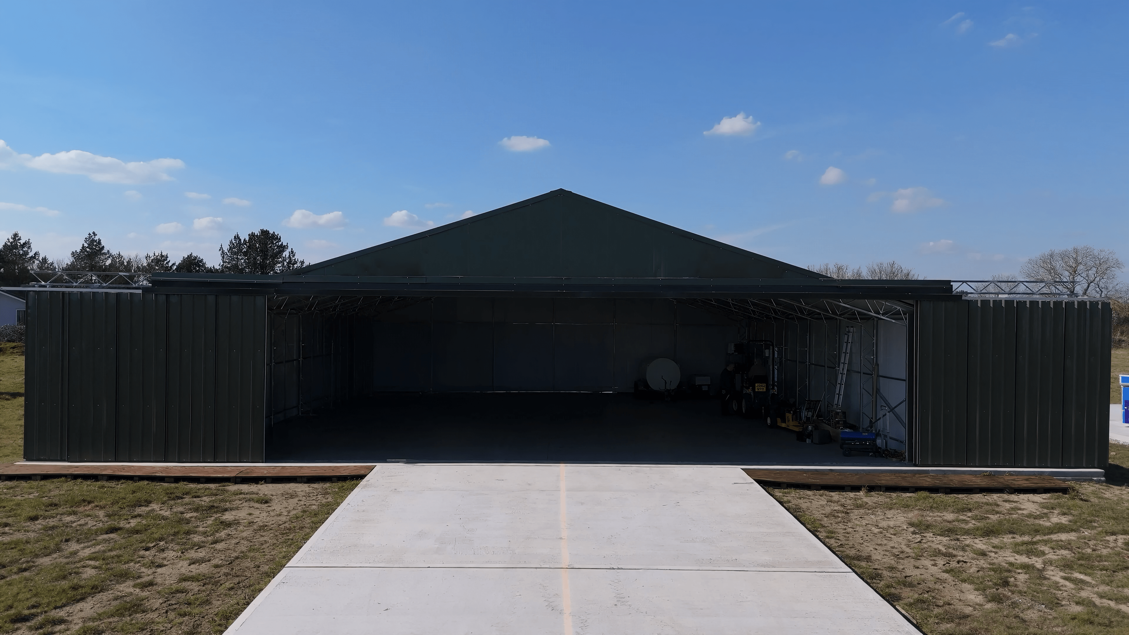 Steel Aircraft Hangar