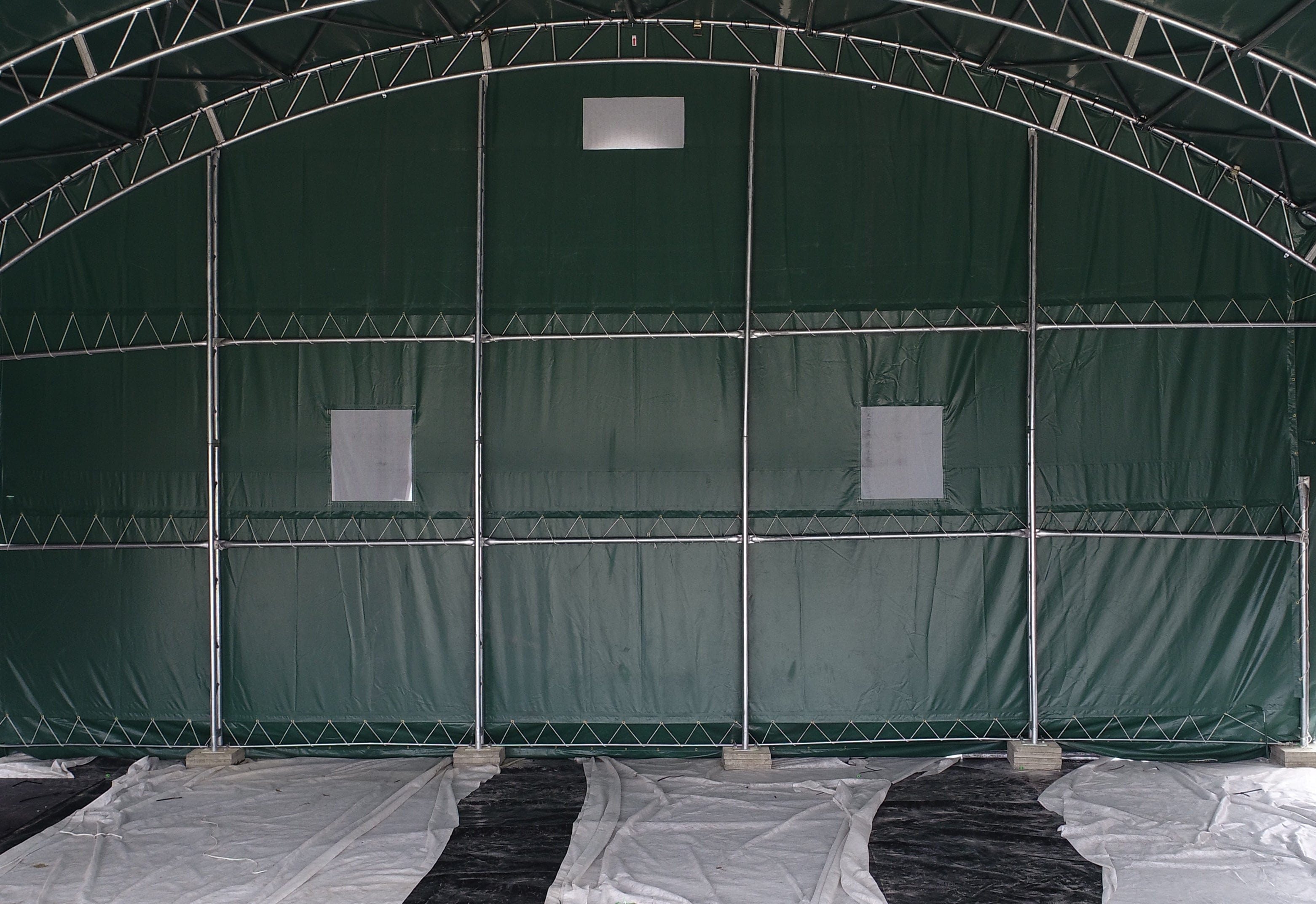 Closed Back Panel for Container Shelters