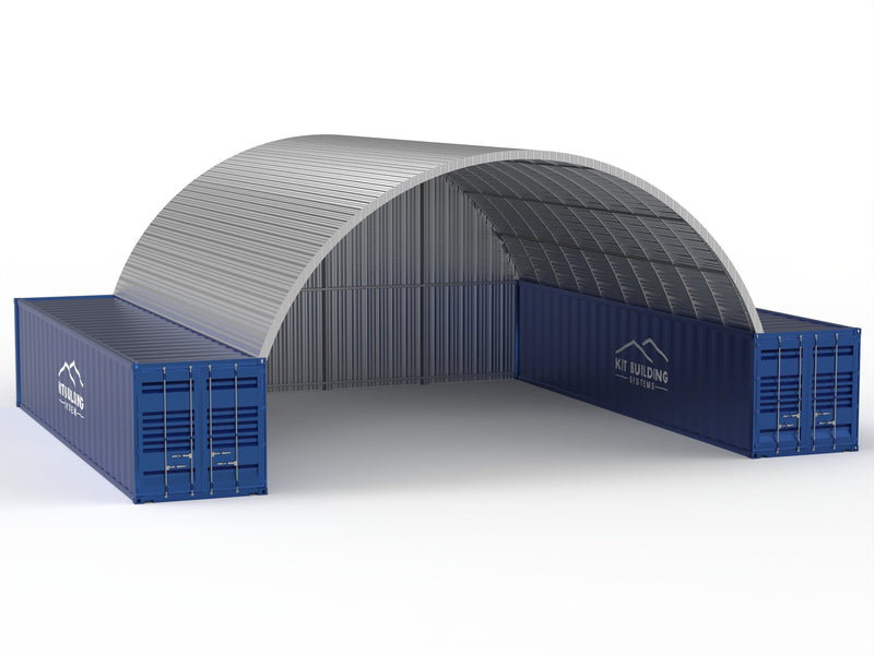 Steel Container Canopies - 33ft x 40ft x 12ft (10m x 12m x 3.6m)