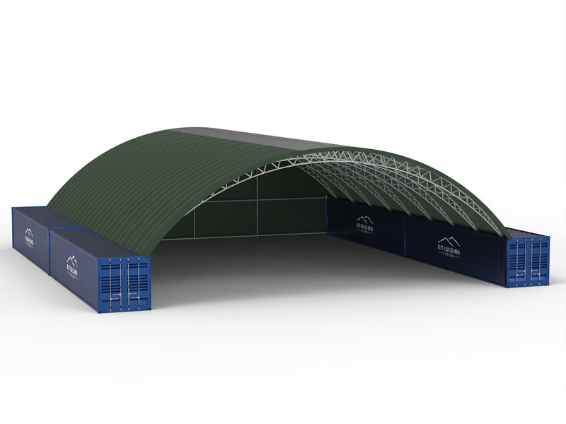 Container Shelter - 60ft x 80ft x 20ft (18m x 24.3m x 6m)