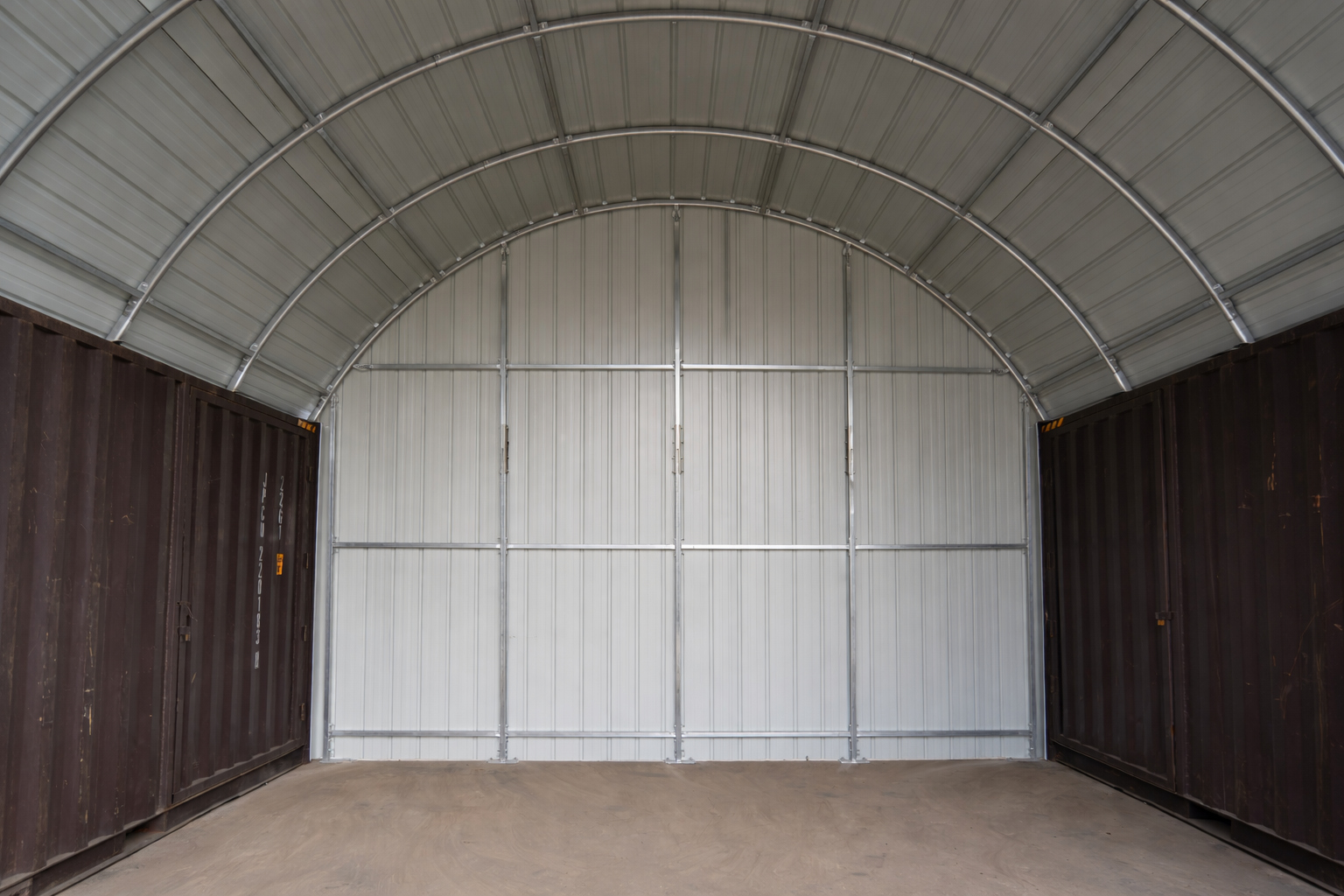 Steel Container Canopies - 33ft x 40ft x 12ft (10m x 12m x 3.6m)