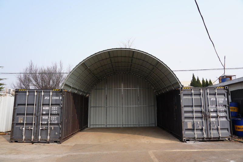 Steel Container Canopies - 33ft x 40ft x 12ft (10m x 12m x 3.6m)
