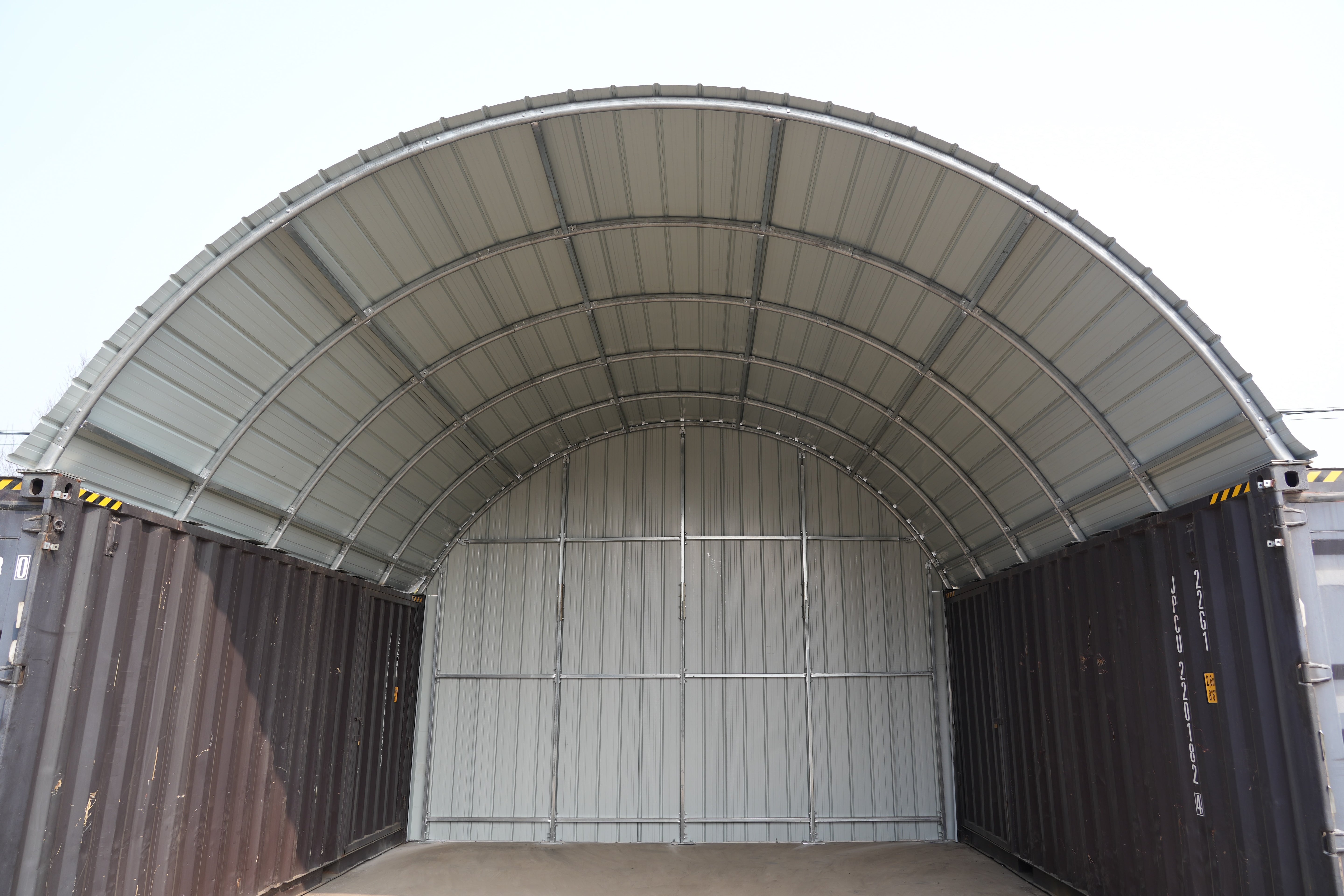 Steel Container Canopies - 33ft x 40ft x 12ft (10m x 12m x 3.6m)