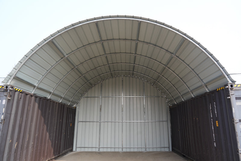 Steel Container Canopies - 33ft x 40ft x 12ft (10m x 12m x 3.6m)
