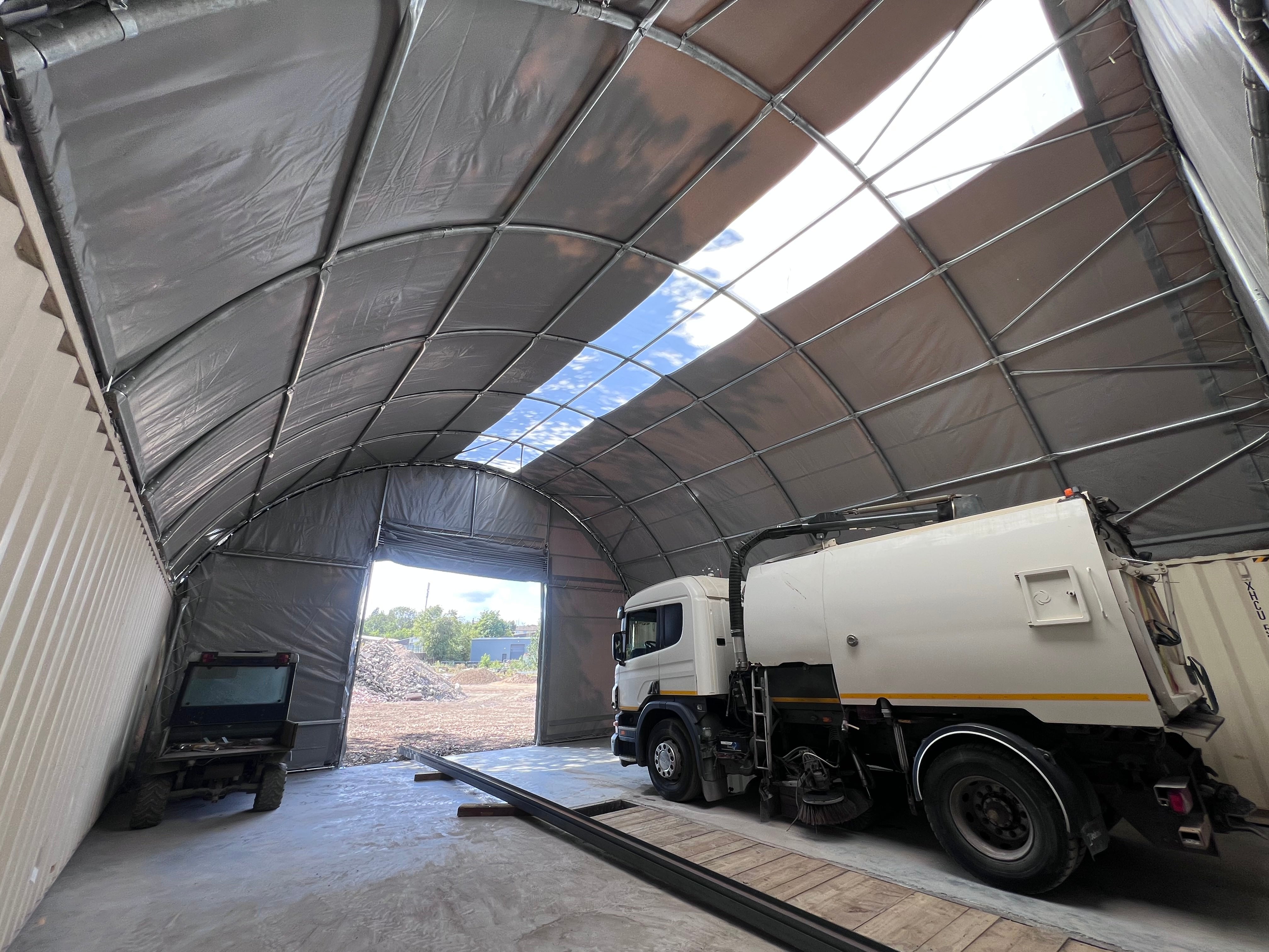 Container Canopies - 40ft x 40ft x 15ft (12m x 12m x 4.5m)